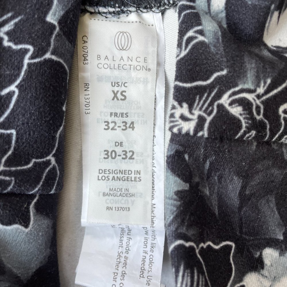 Balance Collection Sz XS Floral High Waist Leggings - Picture 6 of 6